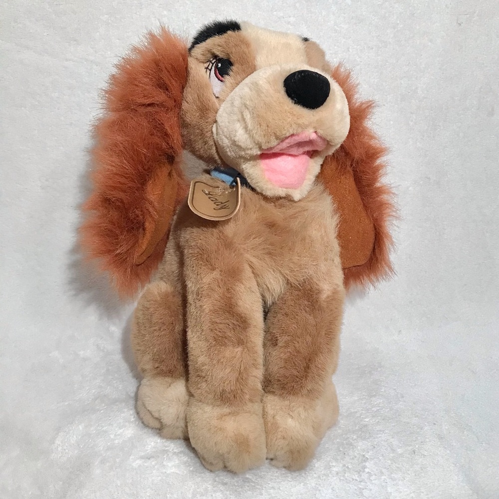 Disney Lady and the Tramp cocker spaniel plush toy dog